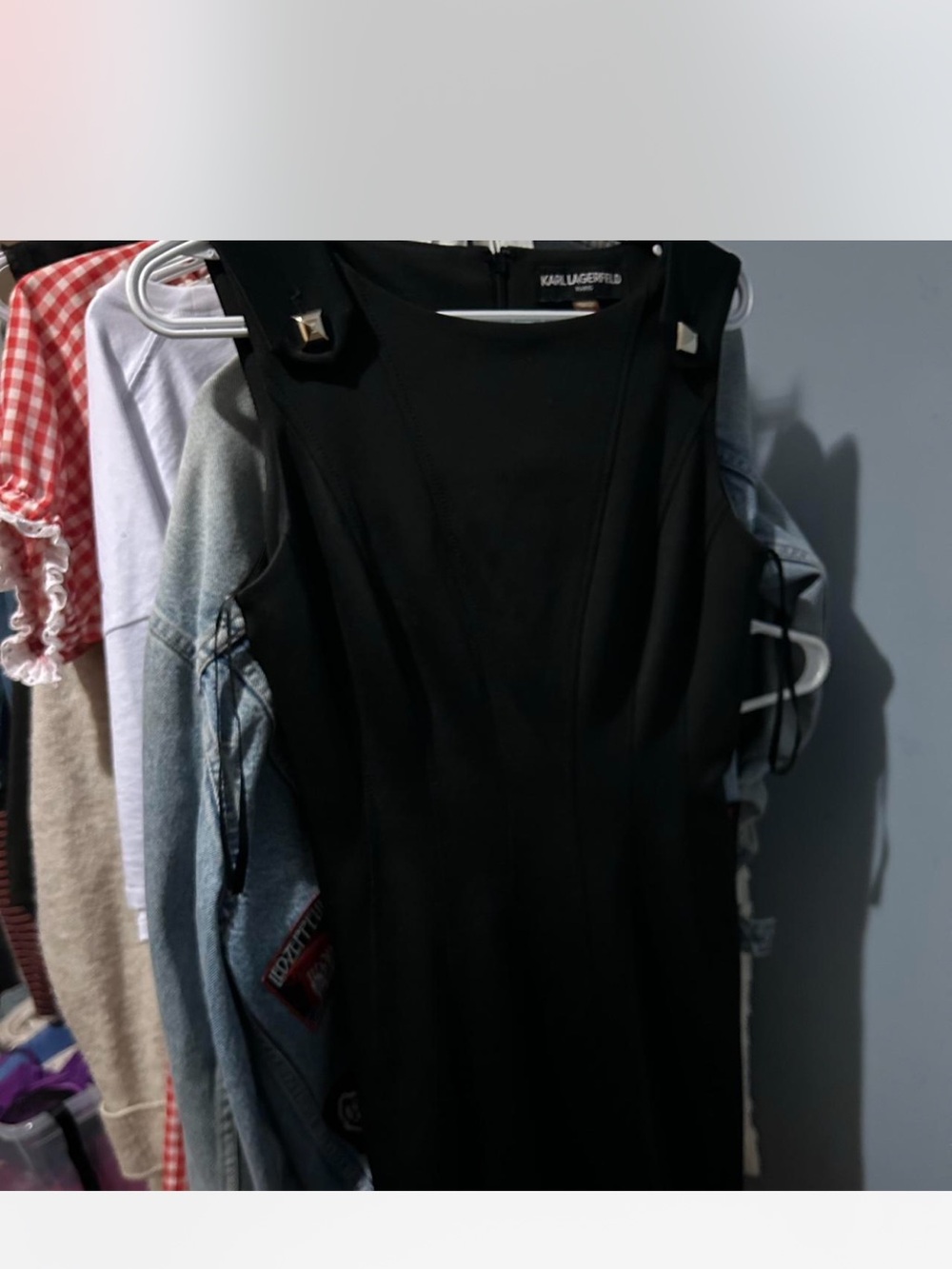 Karl Lagerfeld Black Sleeveless dress